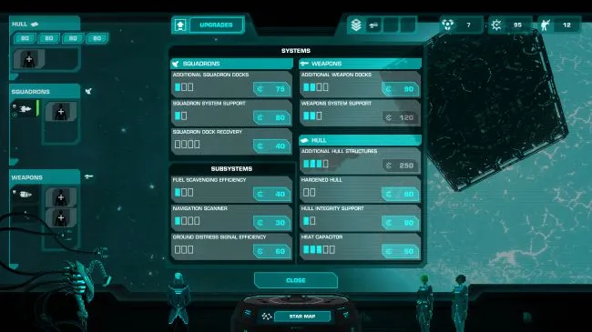Скриншот из игры CRYING SUNS