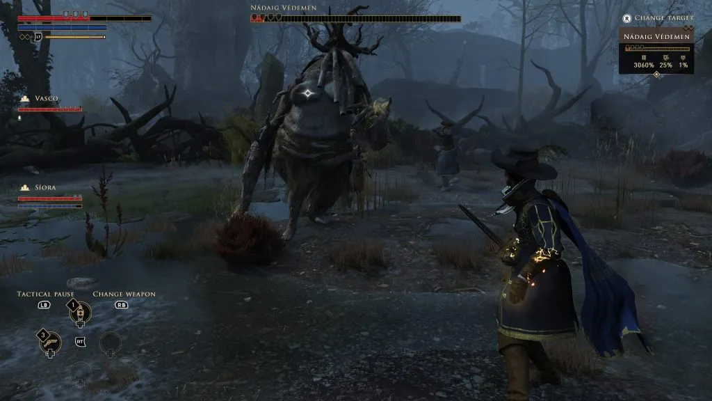 Бой в GreedFall не особенно захватывающий, но мне понравилось, что удары врагов в тылу быстро стали краеугольным камнем моей боевой хореографии.