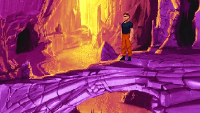 кадр из игры The Dig
