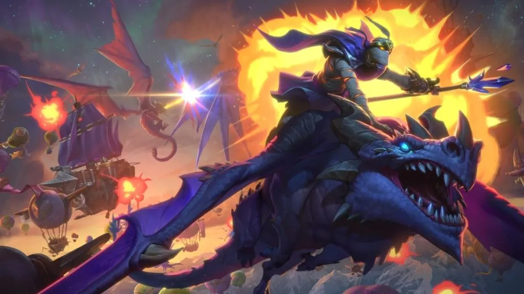 Hearthstone: одиночное приключение «Спуск драконов» с добавлением 35 новых карт в январе