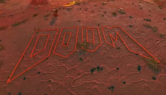 Совершите экскурсию по классической карте Doom E1M1, воссозданной в No Man's Sky