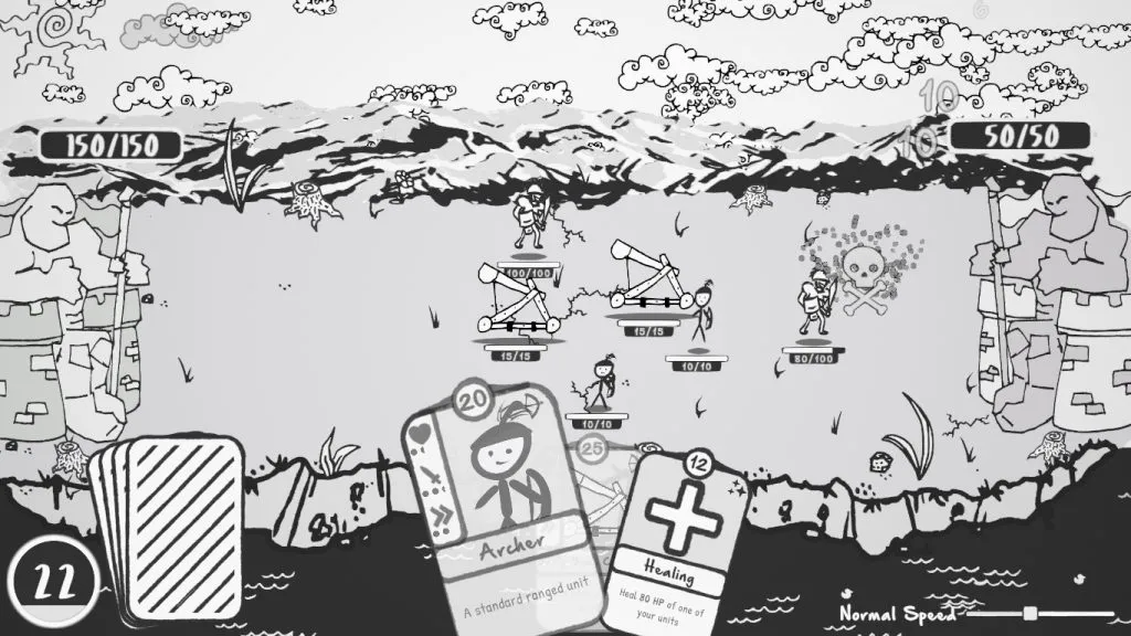 Сражайтесь в реальном времени с колодой карт в бесплатном Nethercard Kingdom