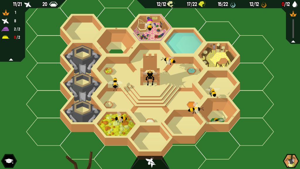 Создайте процветающий улей в бесплатной игре по управлению пчелами Hive Time