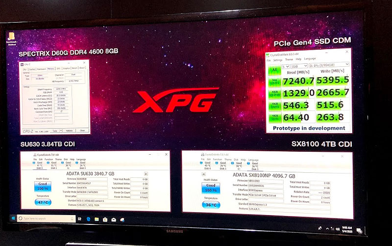 SSD-прототипы XPG распахивают двери самых быстрых современных моделей