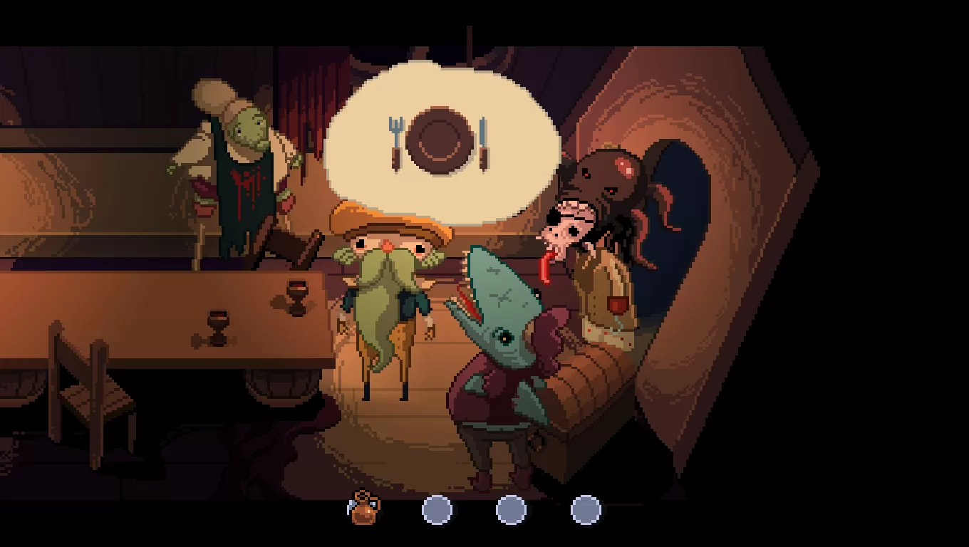 Подавай подозрительный соус в бесплатной приключенческой игре The Supper