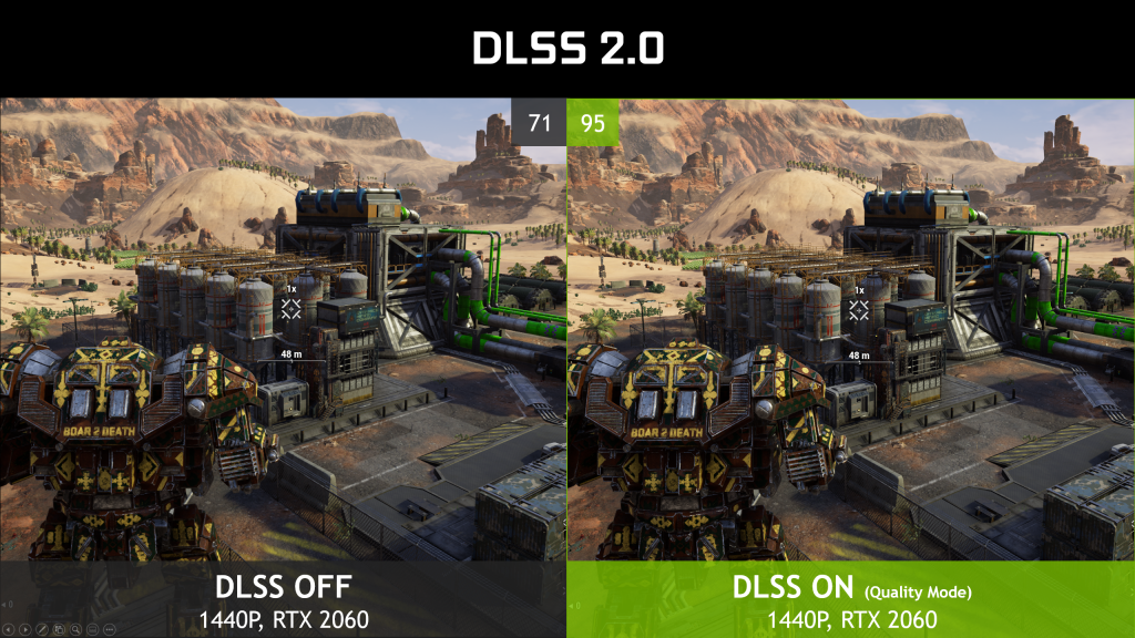 Карты Nvidia RTX получают сверхлегкое повышение скорости от DLSS 2.0