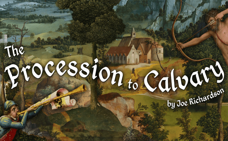 Крестный ход на Голгофу, приключенческая игра из красивых картин эпохи Возрождения