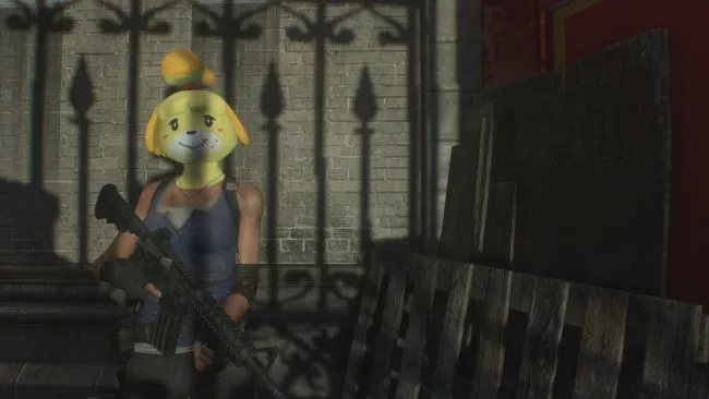 Уже есть мод Animal Crossing для Resident Evil 3 Remake