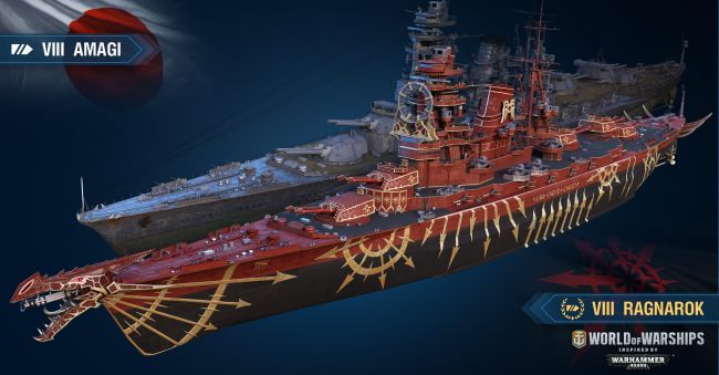 World of Warships сталкивается с Warhammer 40K