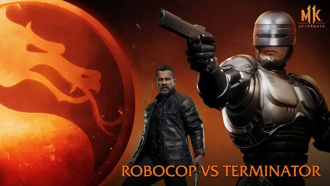 Наблюдайте, как RoboCop сражается с Терминатором в Mortal Kombat 11