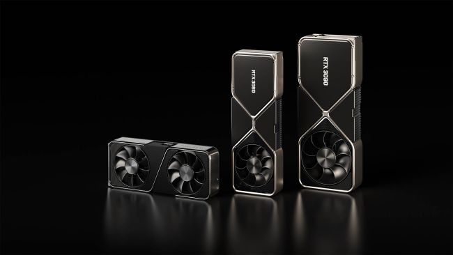 Графические процессоры Nvidia серии RTX 30 указаны с вдвое большим количеством ядер