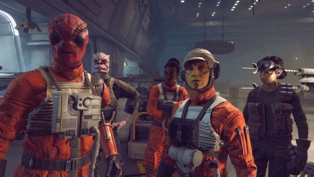 Как работает кроссплатформенная игра в Star Wars: Squadrons