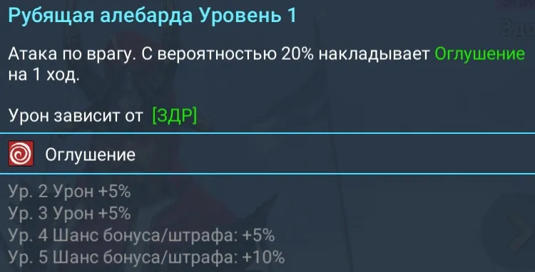 рубящая алебарда