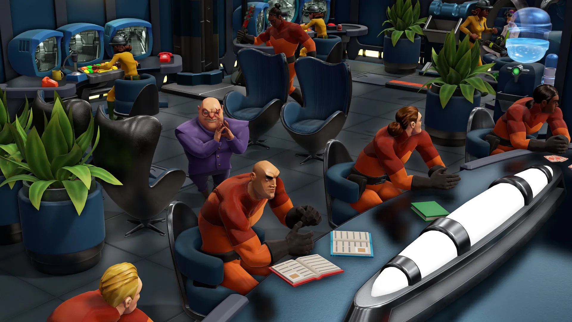 Экскурсия по базе в Evil Genius 2: World Domination