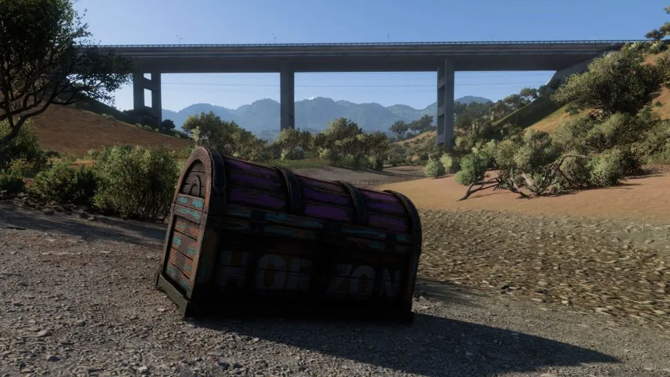 Где найти сундук с сокровищами Hold Your Horses в Forza Horizon 5
