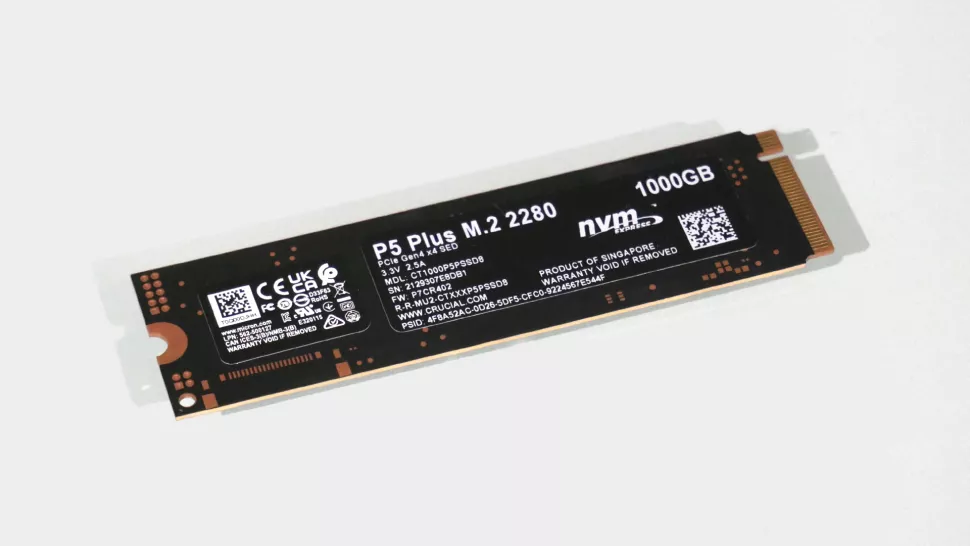 Обзор SSD Crucial P5 Plus 1TB